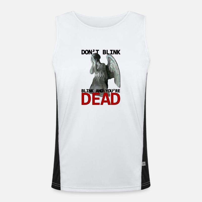 Don't blink Men's Functional Contrast Tank Top 