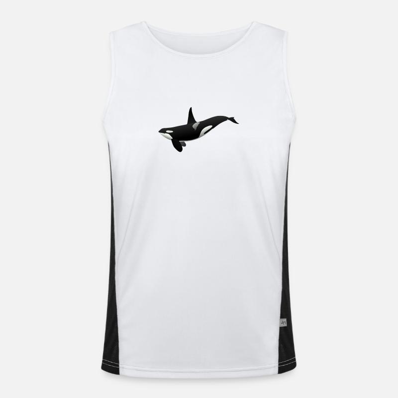 Oki der Schulter-Ork Funktionelles Kontrast-Tank Top für Männer 