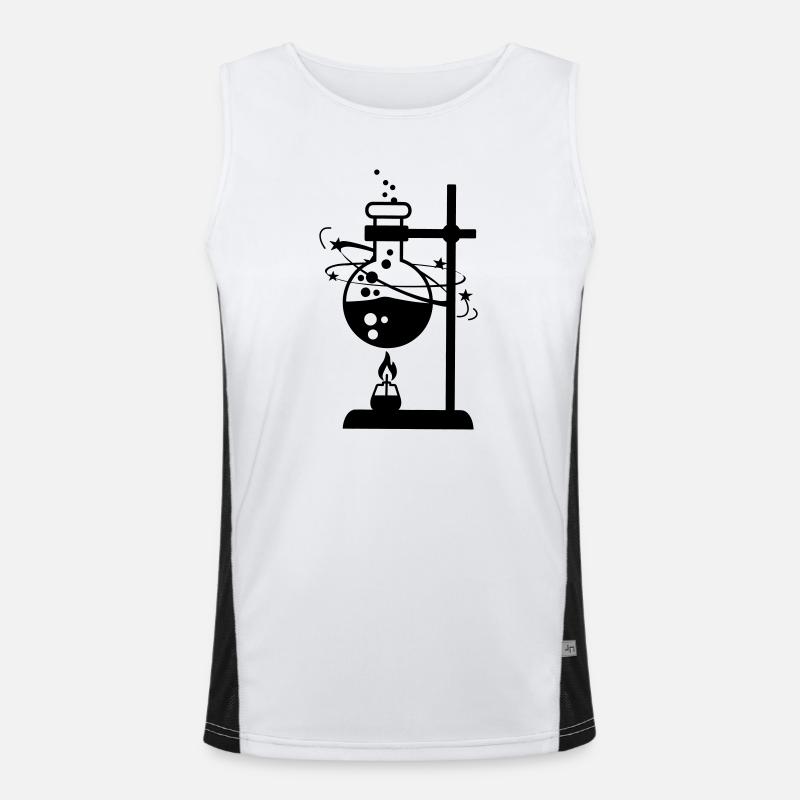 Labor Funktionelles Kontrast-Tank Top für Männer 