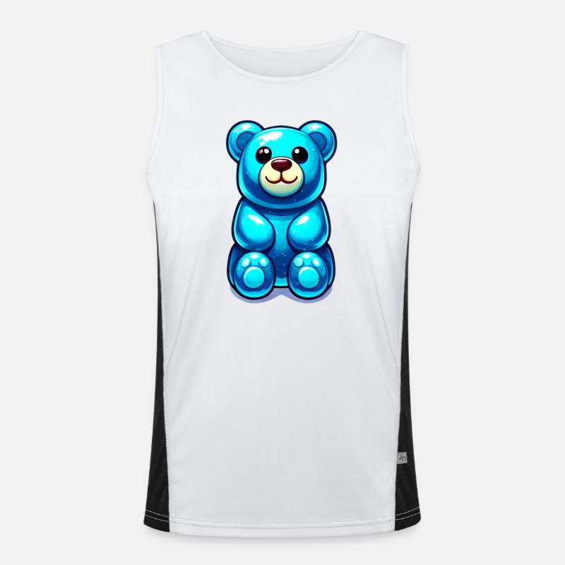 Teddy Bear Men's Functional Contrast Tank Top 