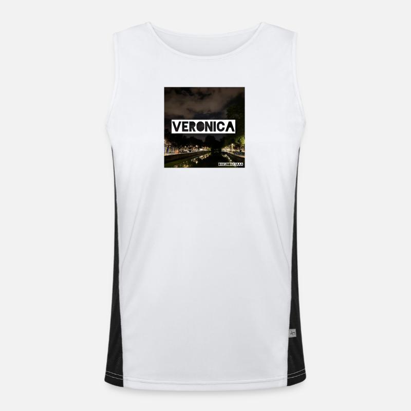 SINGLE VERONICA Débardeur respirant contrasté Homme 