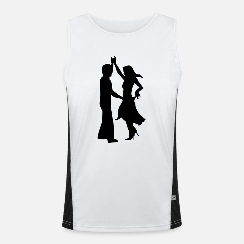 Dancing Men's Functional Contrast Tank Top 
