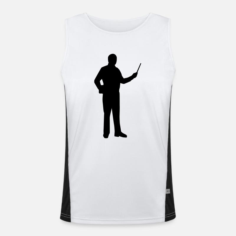 Teacher Men's Functional Contrast Tank Top 