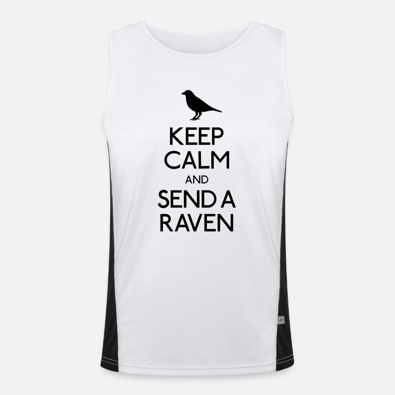 Keep Calm Raven Men's Functional Contrast Tank Top 