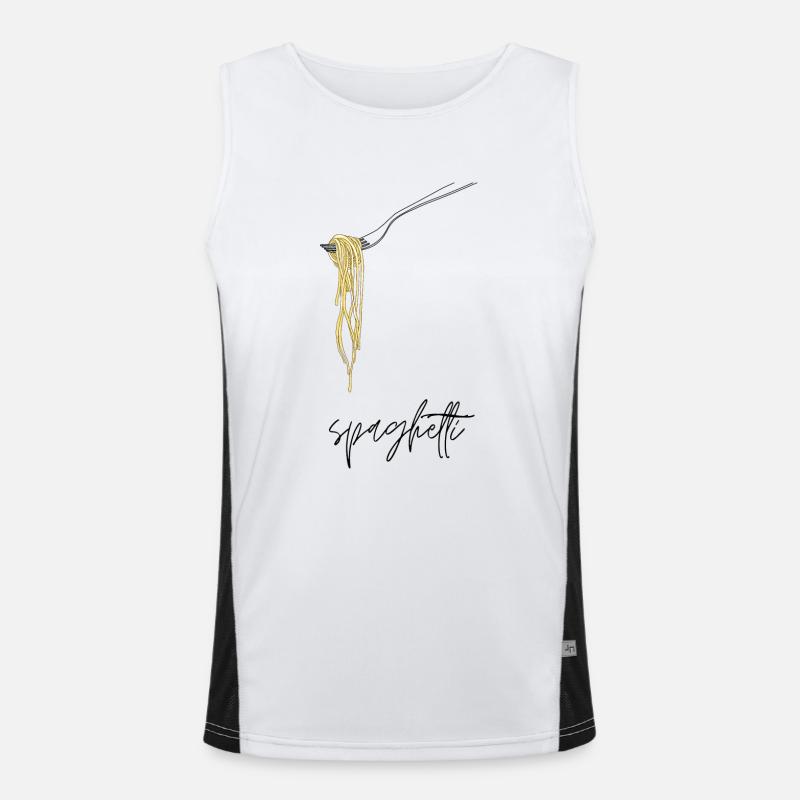 spaghetti Men's Functional Contrast Tank Top 