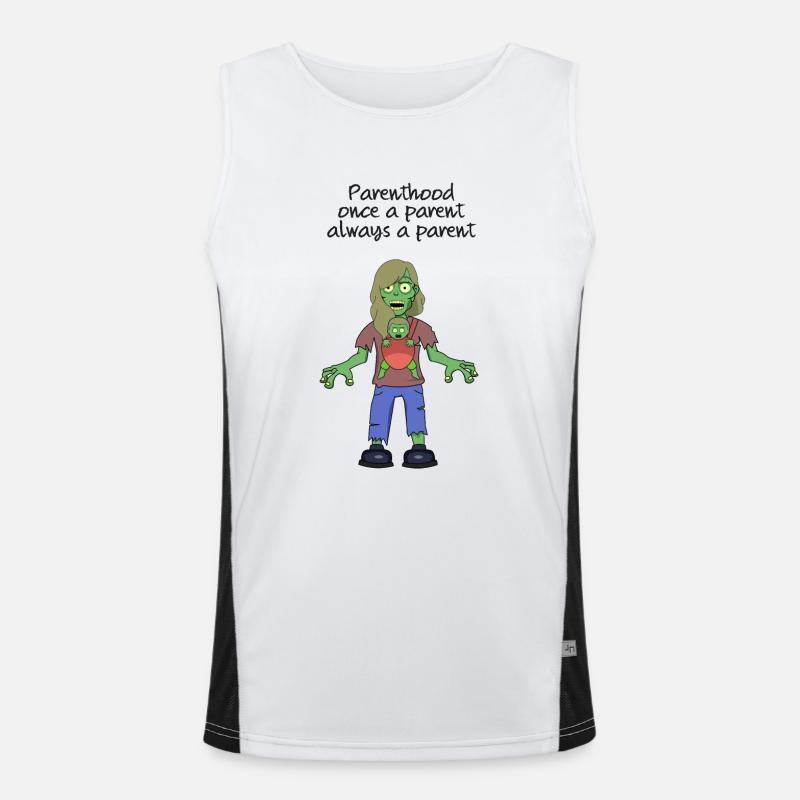 Once a parent always a parent Men's Functional Contrast Tank Top 
