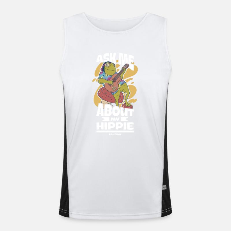 Hip Frog Gift Gift Idea Débardeur respirant contrasté Homme 