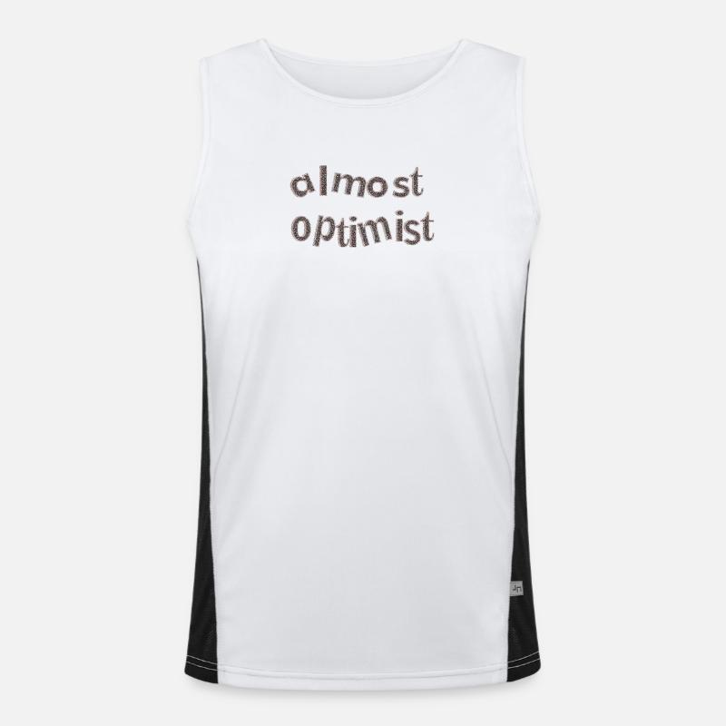 optimist Funktionelles Kontrast-Tank Top für Männer 
