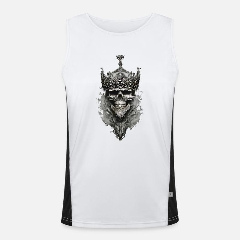 Wikinger Nordische Rune Wikinger Walhalla Vikings Funktionelles Kontrast-Tank Top für Männer 
