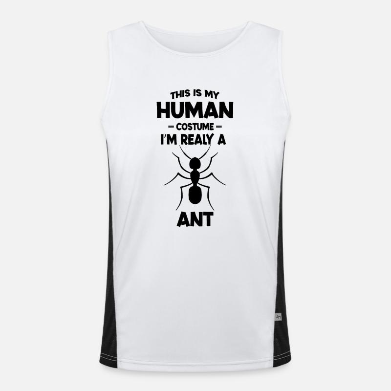 This is My Human Costume I m Really a ant Débardeur respirant contrasté Homme 