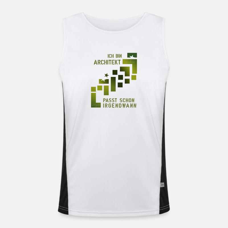 Architect Men's Functional Contrast Tank Top 