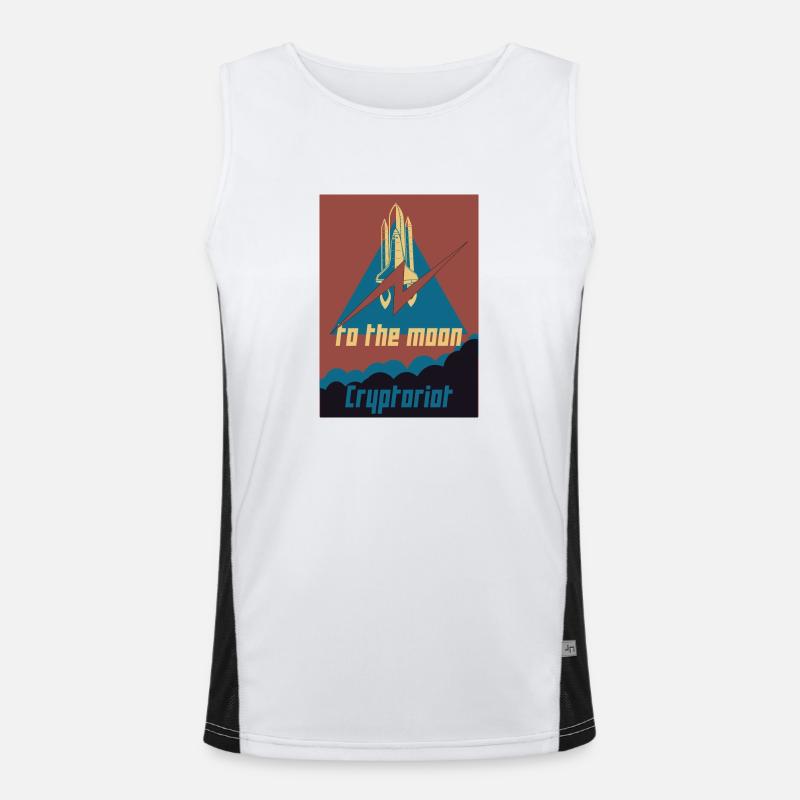 Cryptoriot Men's Functional Contrast Tank Top 