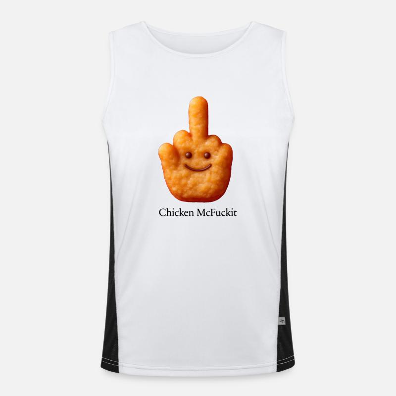 Chicken McFuckit Men's Functional Contrast Tank Top 