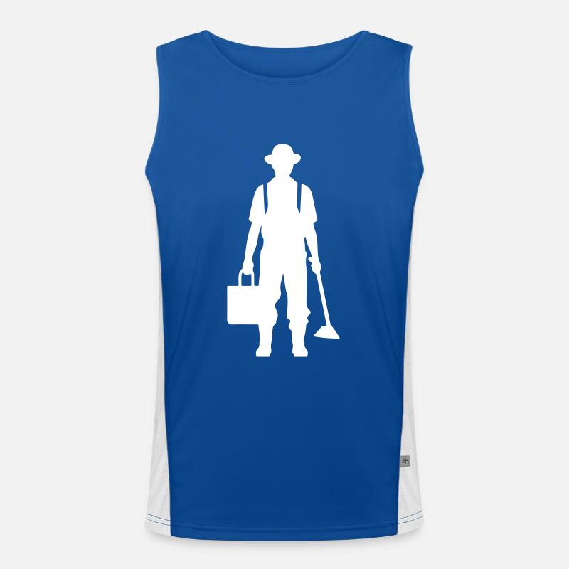 Farmer Bauer Silhouette Débardeur respirant contrasté Homme 