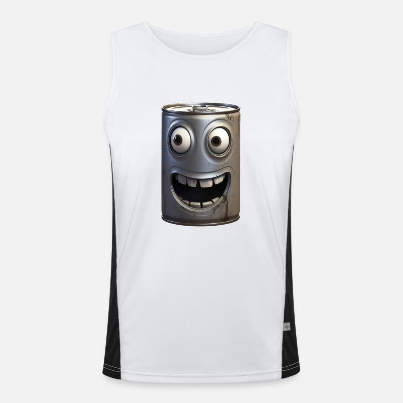 Blechdose Funktionelles Kontrast-Tank Top für Männer 