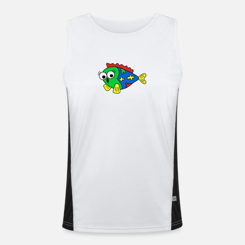 Fish Men's Functional Contrast Tank Top 