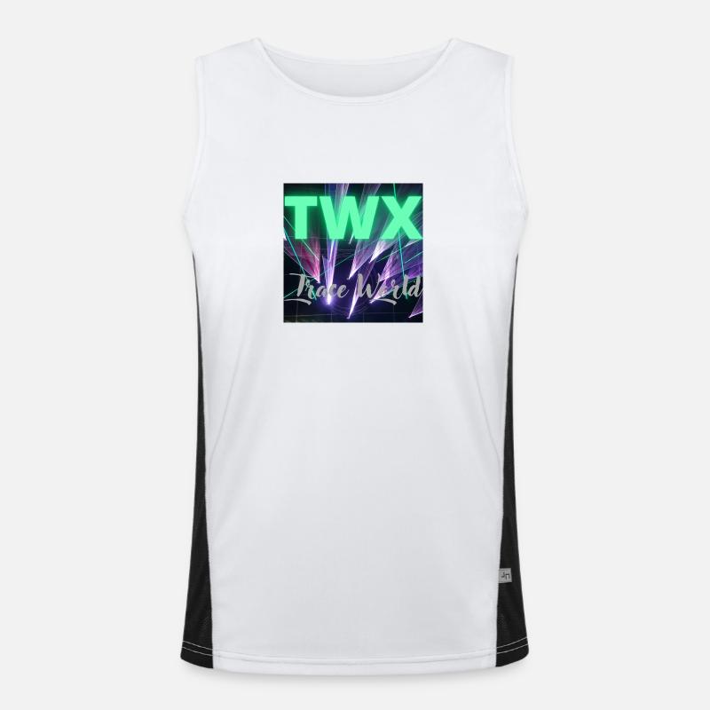 TraceWorld Men's Functional Contrast Tank Top 