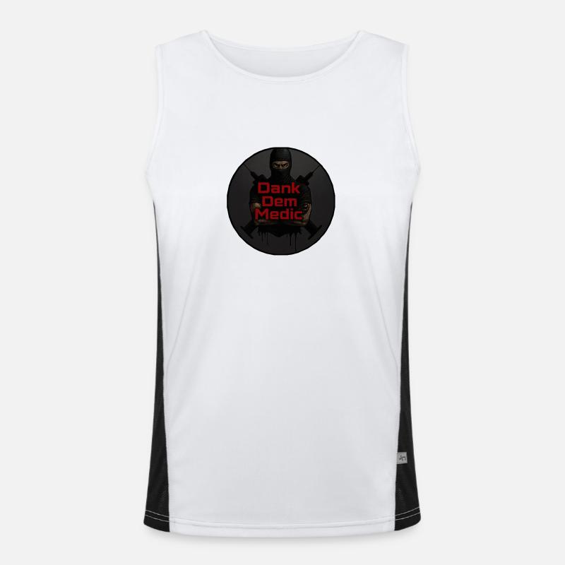 Dank Dem Medic Funktionelles Kontrast-Tank Top für Männer 
