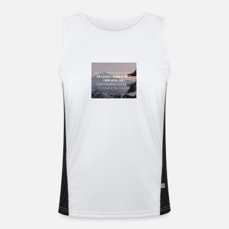 Lost in Japan - S. Mendes Funktionelles Kontrast-Tank Top für Männer 