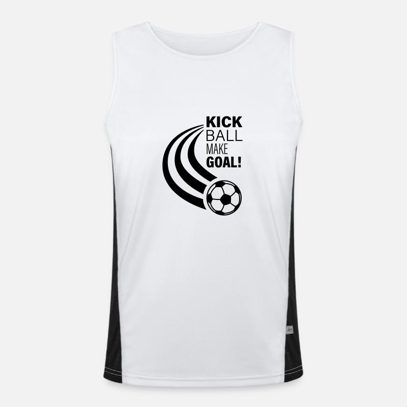 Make Goal Men's Functional Contrast Tank Top 
