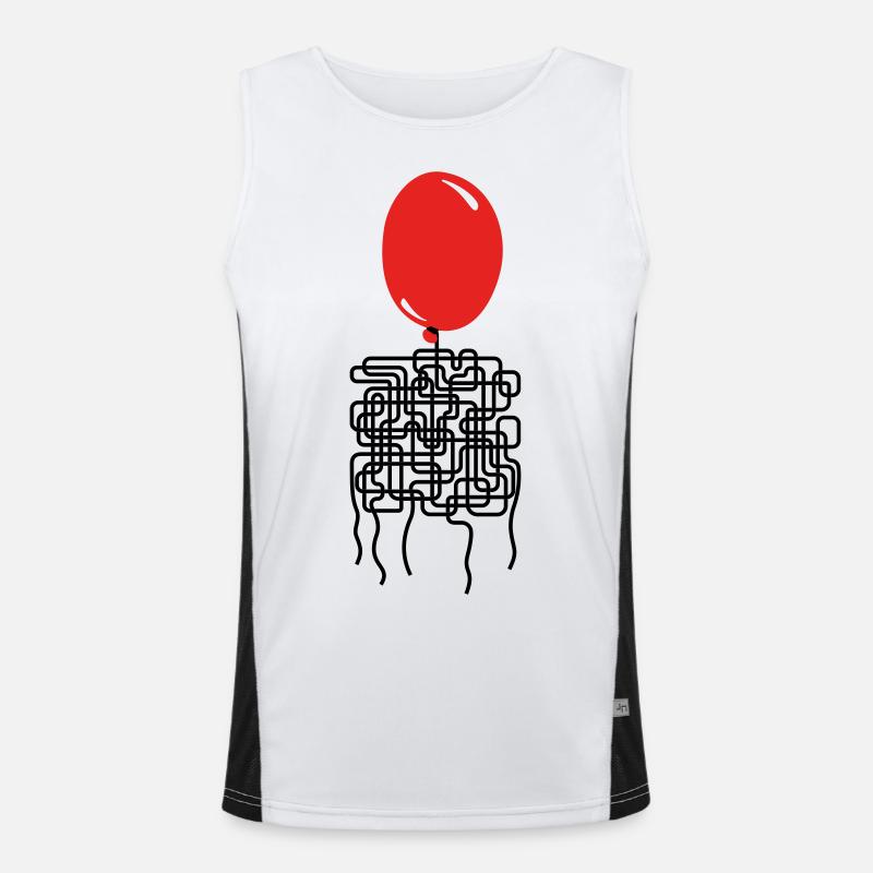 Balloonyrinth Balloon Thread Labyrinth Men's Functional Contrast Tank Top 