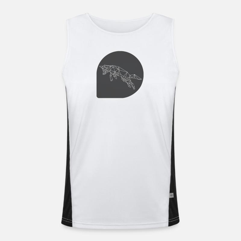 Fox Funktionelles Kontrast-Tank Top für Männer 
