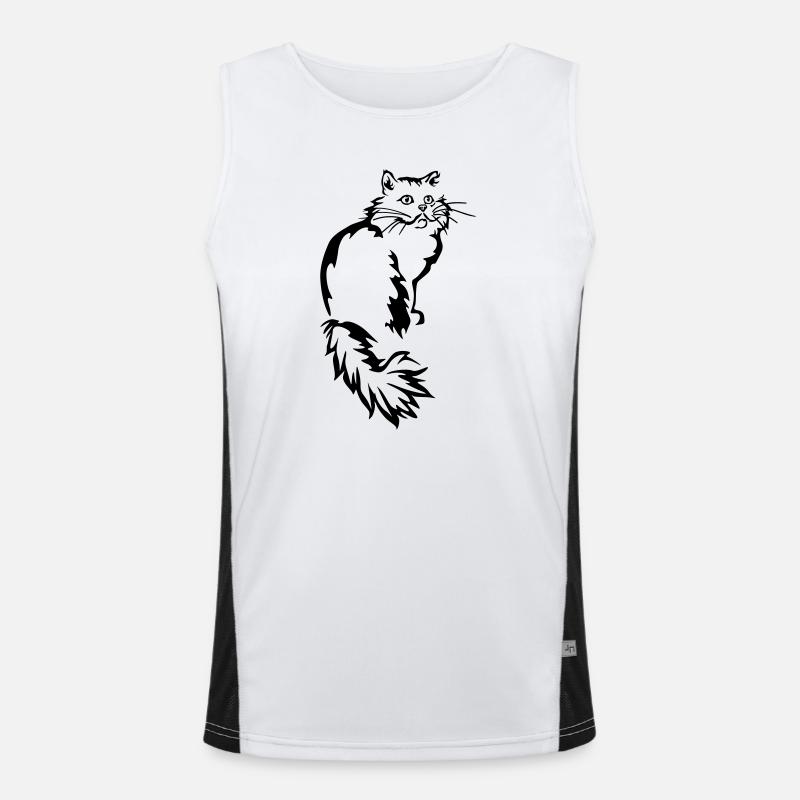 Persan - Chat persan Débardeur respirant contrasté Homme 