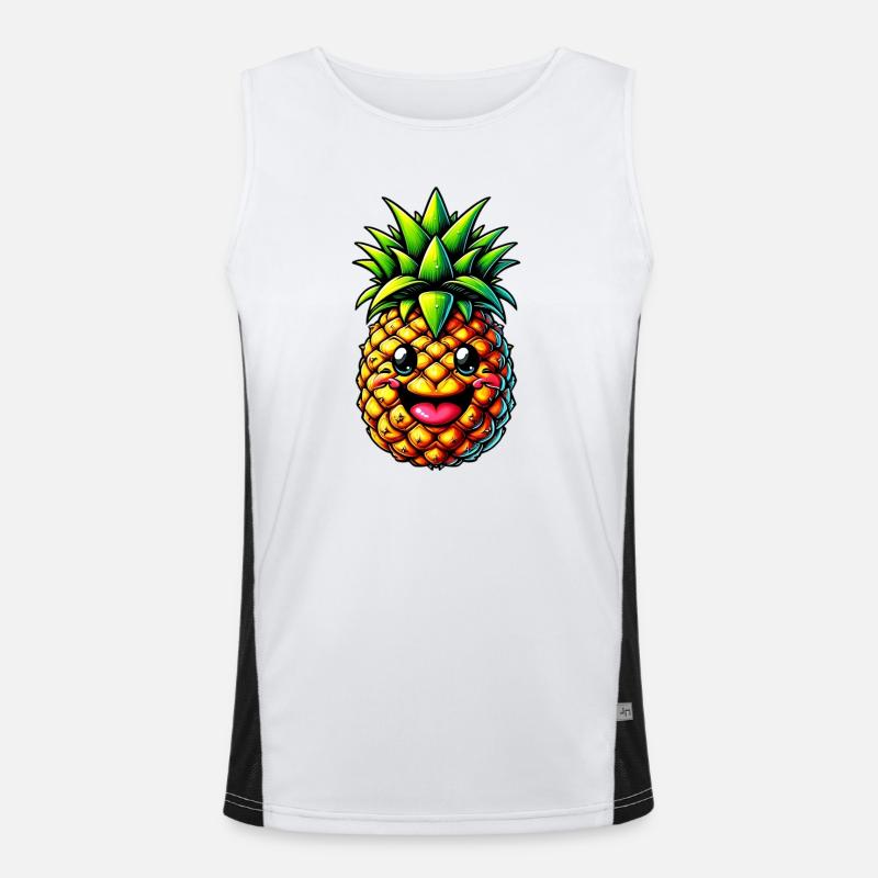 Ananas Débardeur respirant contrasté Homme 