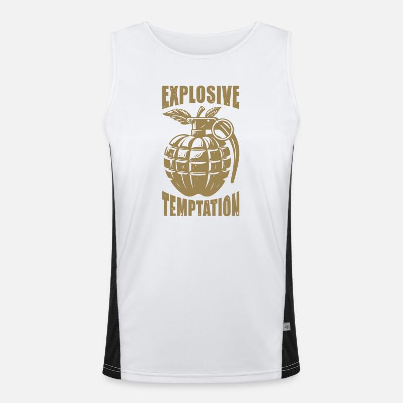 Explosive Temptation Men's Functional Contrast Tank Top 