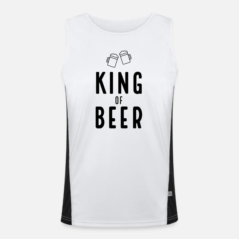 Astronomical Natural Landscape Print Men's Functional Contrast Tank Top 