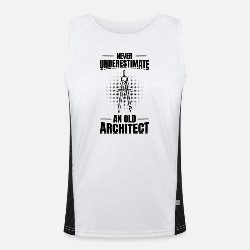 Architect grandfather Men's Functional Contrast Tank Top 