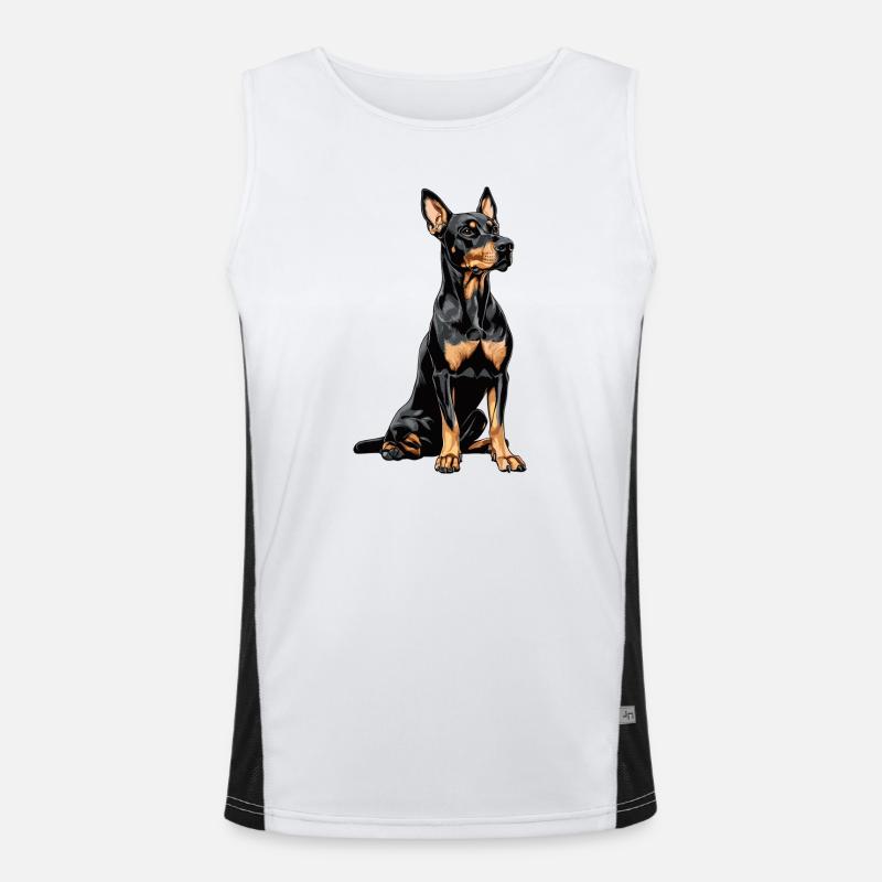 Doberman Débardeur respirant contrasté Homme 