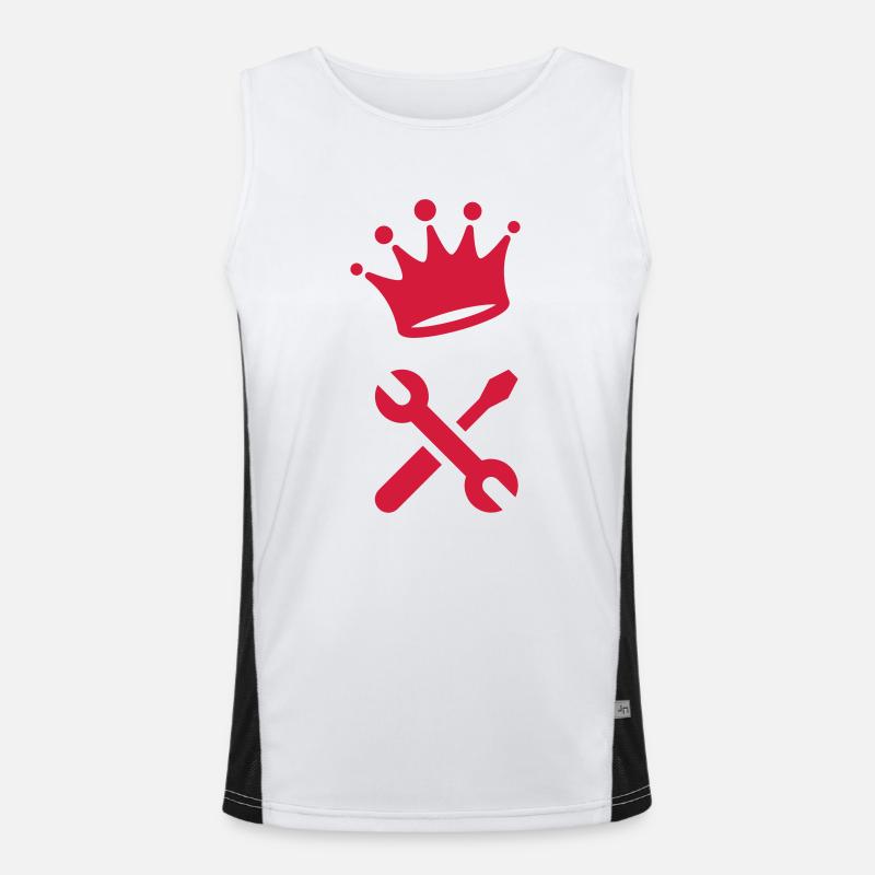 DIY - Do it yourself - Bricoalge - Handyman - Dad Men's Functional Contrast Tank Top 