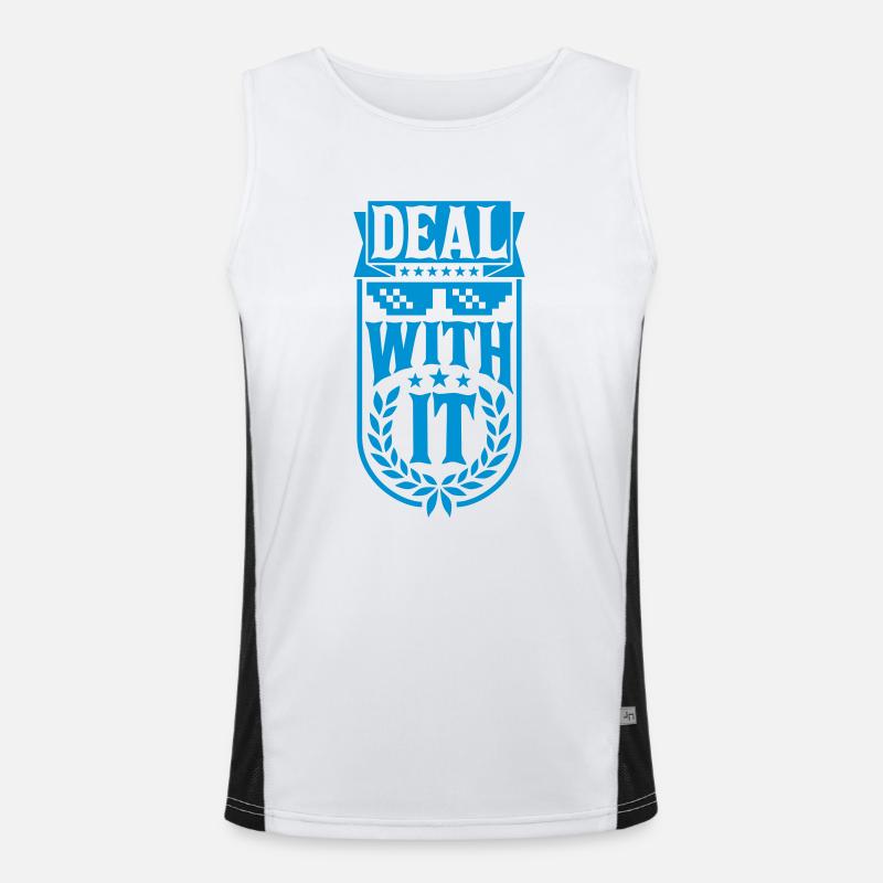 Devis Traitez-le Débardeur respirant contrasté Homme 