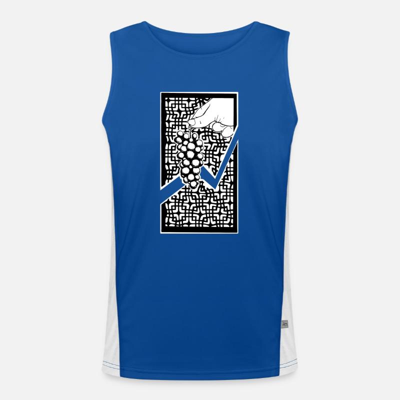 Graper Funktionelles Kontrast-Tank Top für Männer 