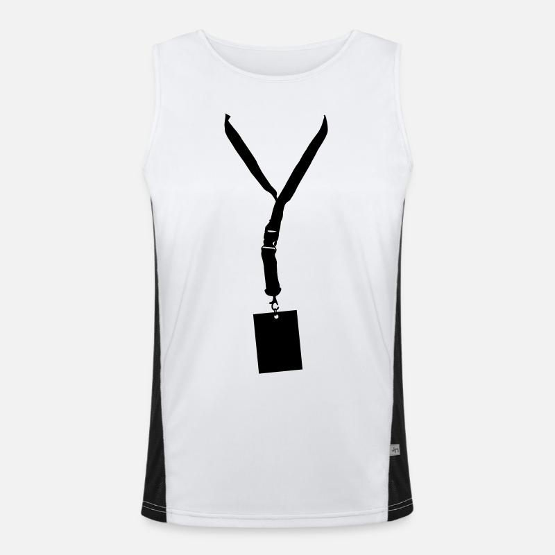 cordon - lanyard Débardeur respirant contrasté Homme 