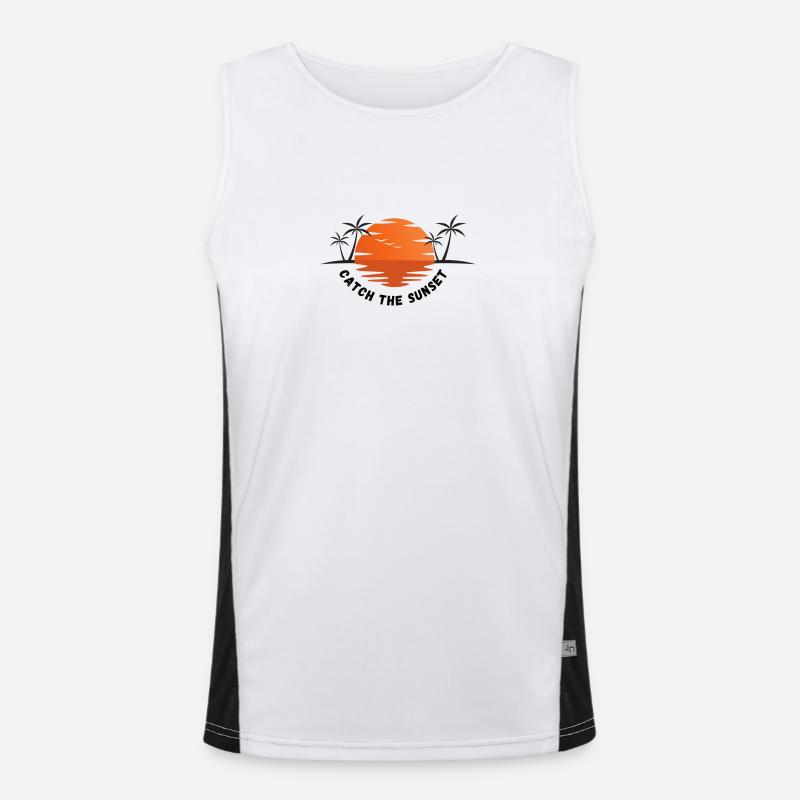 Catch the Sunset Men's Functional Contrast Tank Top 