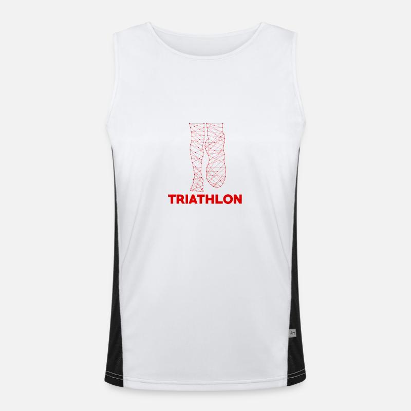 Triathlon Men's Functional Contrast Tank Top 