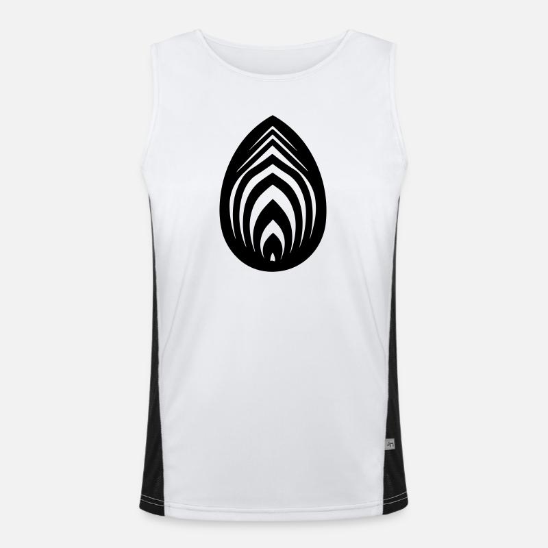 Ostereier Funktionelles Kontrast-Tank Top für Männer 