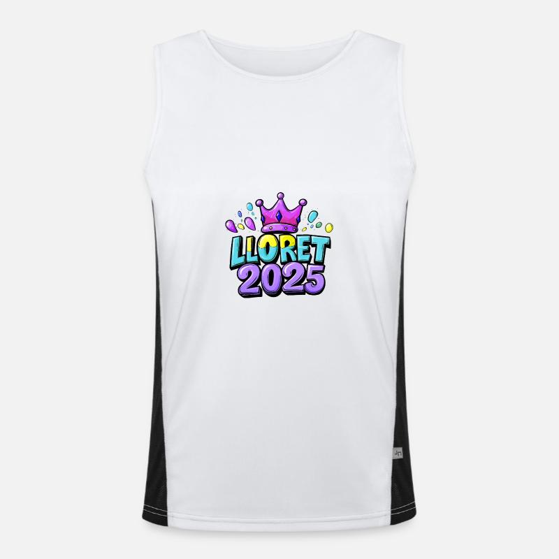 Lloret de Mar 2025 Men's Functional Contrast Tank Top 