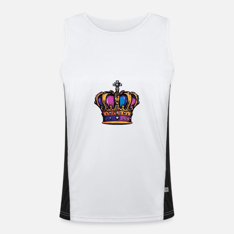 Crown Men's Functional Contrast Tank Top 