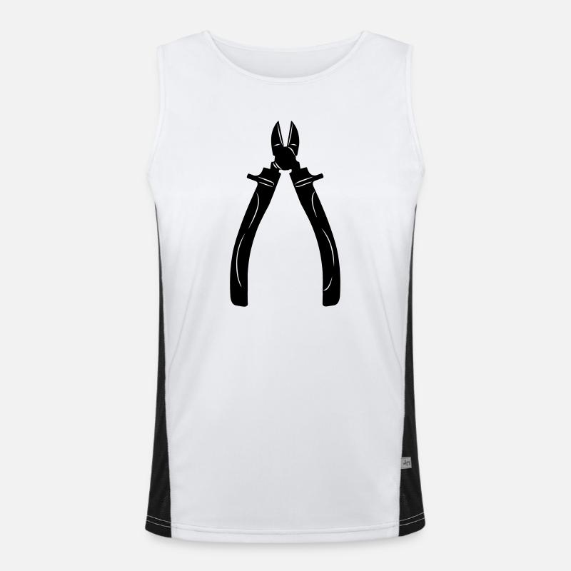 Pinces de coupe Débardeur respirant contrasté Homme 