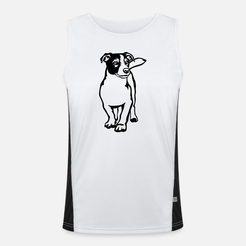 Jack Russell Terrier Débardeur respirant contrasté Homme 