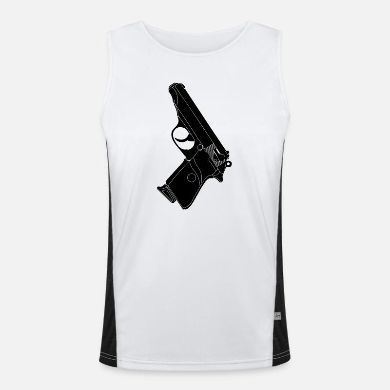 Pistol walther Men's Functional Contrast Tank Top 