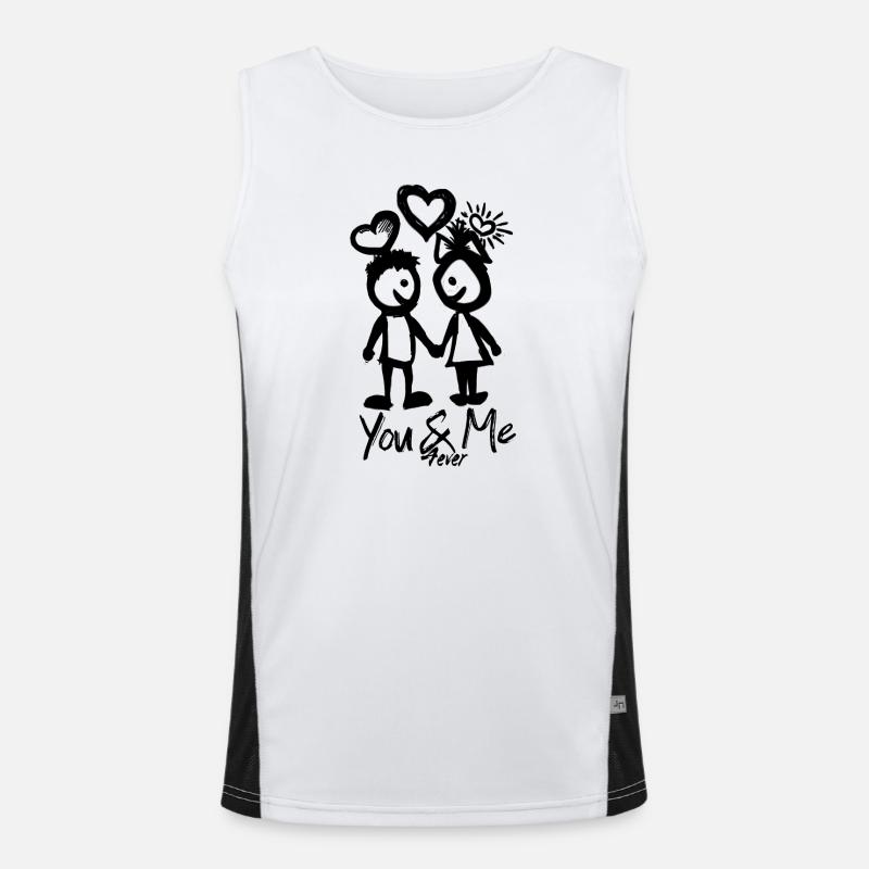 You&Me Men's Functional Contrast Tank Top 