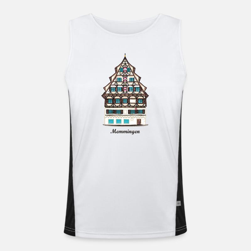 Memmingen, Schwaben, Bayern, Germany Men's Functional Contrast Tank Top 