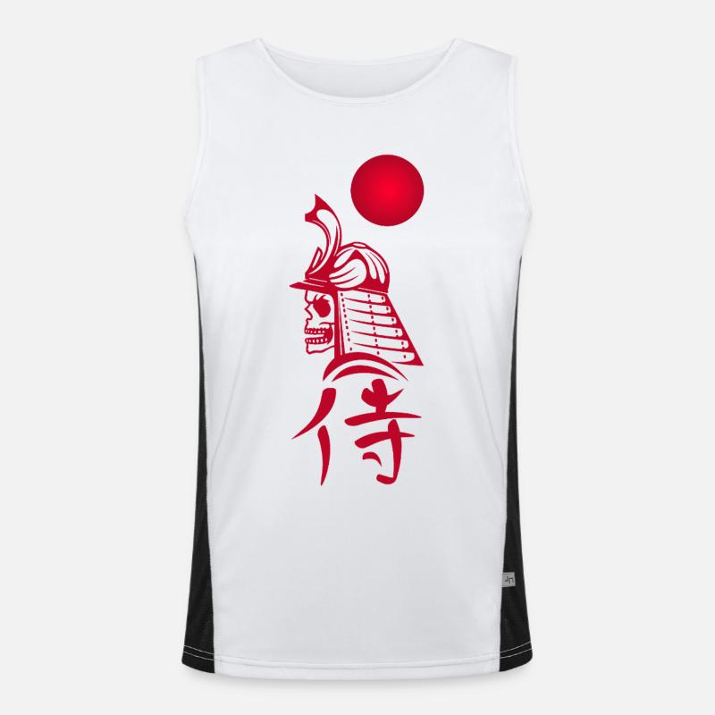 Phantom Samurai and Red Sun Men's Functional Contrast Tank Top 