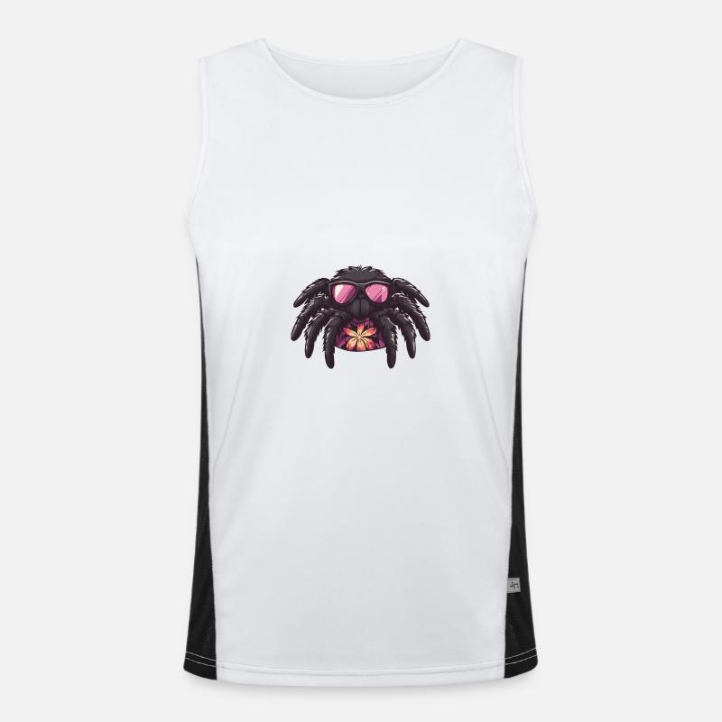 Tarantula Comic Holidays Men's Functional Contrast Tank Top 