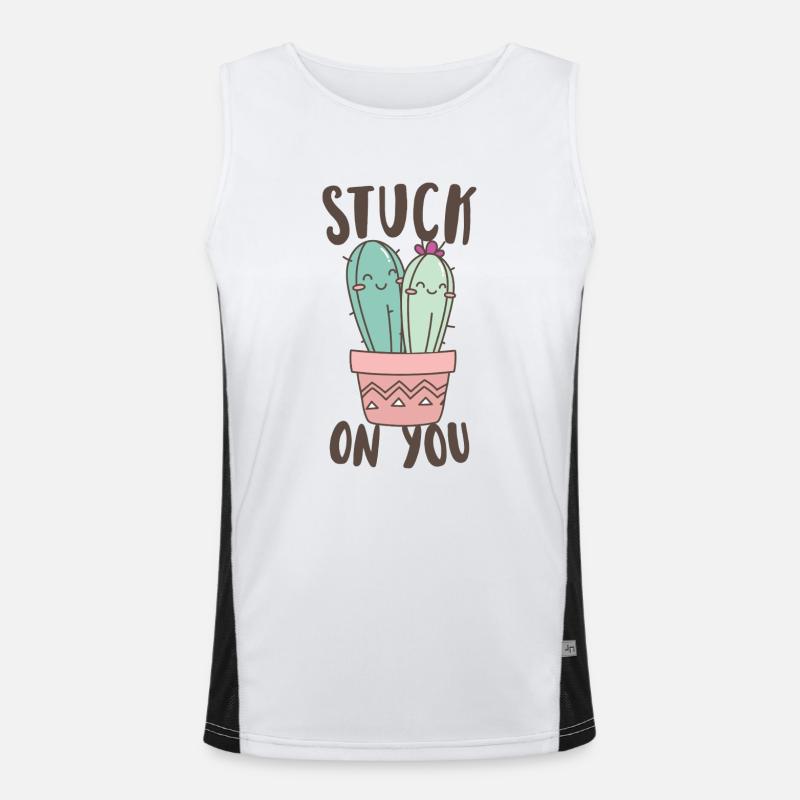 Stuck on you Men's Functional Contrast Tank Top 