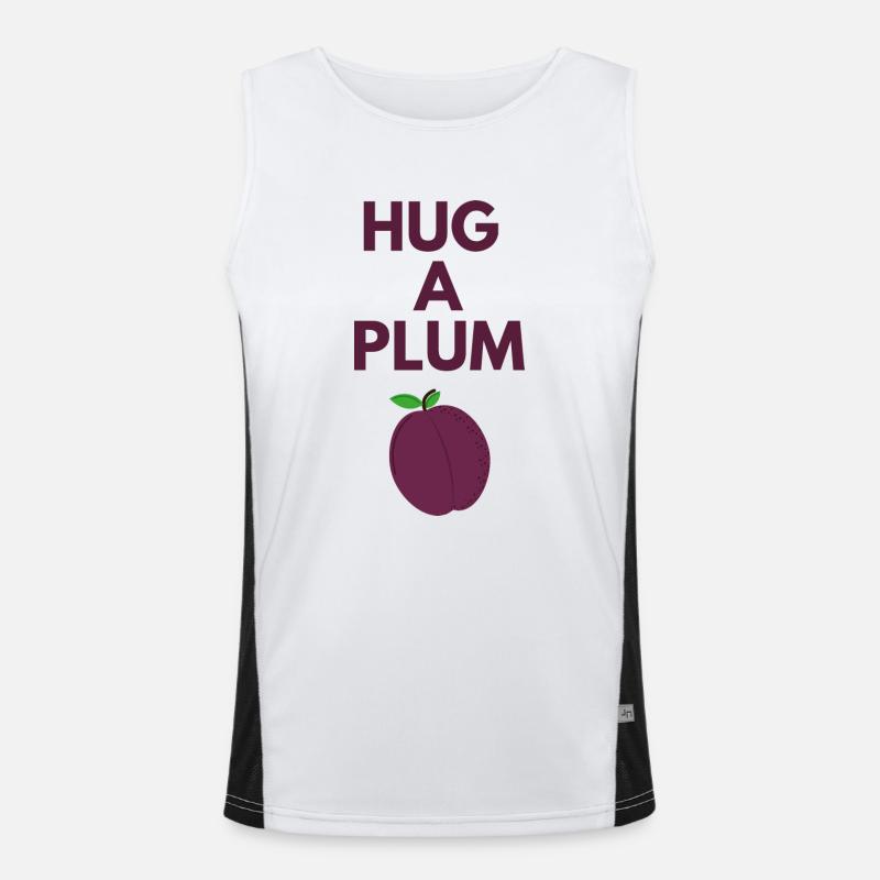 HUG A PLUM Men's Functional Contrast Tank Top 